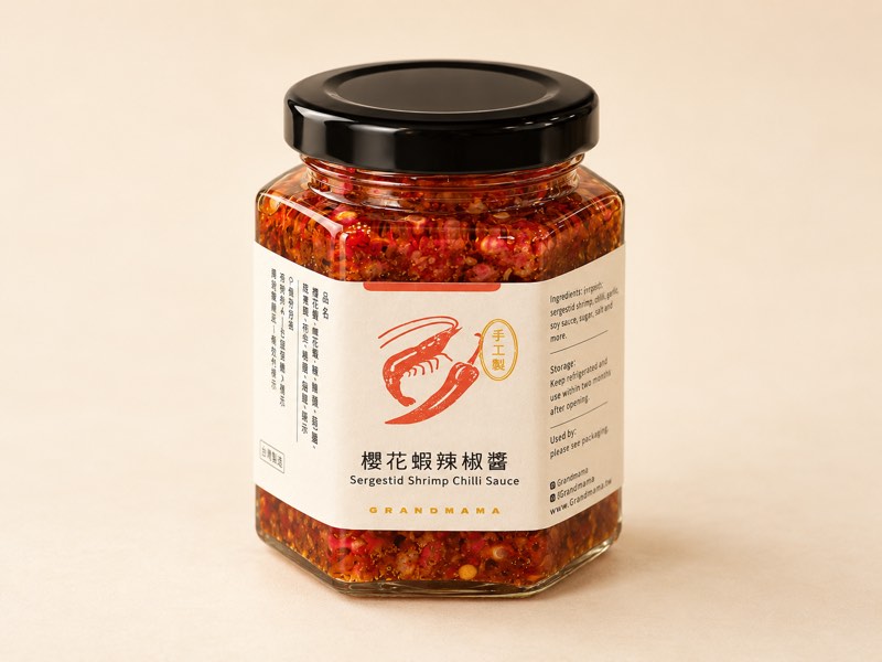 婆婆自家製櫻花蝦辣醬
